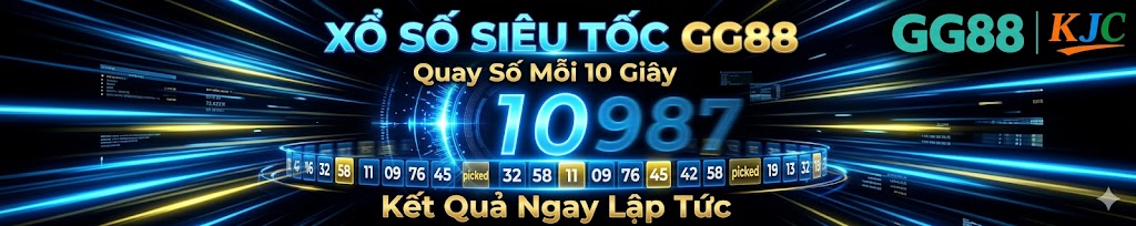 Xổ số siêu tốc GG88 – lô đề nhanh quay mỗi 10 giây, kết quả tức thì